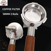 58mm Coffee Portafilter for Hibrew H13 H10A/Barsetto/Oster/Breville Max VCF-125X & GeviE020DE – Single/Dual Spout Filter Holder