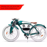 Fashion Retro Ebike Munro Design 500w Electric Bicycle Full Suspension Cruiser Vintage Smart Electric Bike For Export