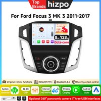 Radio samochodowe 2DIN z Androidem do Forda Focusa 3 MK3 2011 - 2019, GPS Navi, Carplay, inteligentny ekran, autoradio 2din, kamera 360.