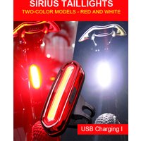 AliExpress cycle zone Bicycle Taillight MTB Red Light Bike Rear Light Cycling Warming Safety Lamp USB Rechargeable Led Bike Light Bike Accessories