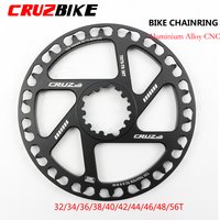 CRUZbike Mountain Bike Road Bicycle MTB Chainring 25/28/30/32/34/36/38/40/42/44TChainwheel Disc Protector and Tooth Integrated