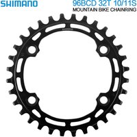 Shimano 96BCD 32T Chainring 96BCD 10S 11S MTB Sprocket for MT510 M5100 M8000 M9000 Crankset Bicycle Crown Bike Chainwheel