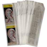 100/200Pcs Clear Auricular Acupuncture Stickers Magnetic Beads Ear Pressure Massage Therapy Ear Point Stickers