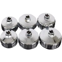 14 Flutes 901-906 Cap Oil Filter Wrench 1/2" Square Drive Oil Filter Removel Tools Socket Wrench Spanner Hand Tool 65-86mm