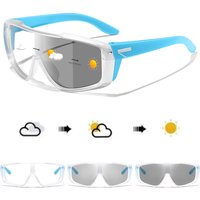 AliExpress LOISRUBY Photochromic Square Sunglasses for Men Women Windproof Goggles Outdoor Running, Hiking, Cycling, Fishing, UV400, Casual Fashion