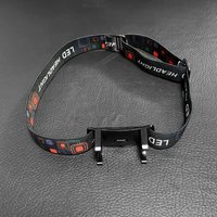 1PC Flashlight Clip Buckle Headband Adjustable Head Belt Head Strap Mount Holder Stand For LED Flashlight Torch Headlamp Light