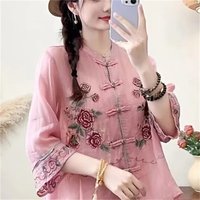 2026 Femme 3/4 Sleeves Outwear High-grade Women Large Size 4XL Coat Spring Autumn Lady Fashion Heavy Industry Printing Jacket