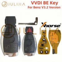 VVDI Xhorse 315/434MHz BE Key BGA Pilot Zdalnego Sterowania Smart Key Fob do Mercedes Benz W203 W204 W205 W210 W211 W222 W221 BGA NEC BGA NEC Key