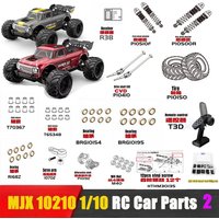MJX 10210 Little Monster 1/10 RC Car Parts Receiver Nut Servo Arm Shock Absorber Transmission Shaft CVD Sleeve Bearing Parts 2