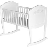 White Nest Rocking Swing Cradle Wood Modern Style Cot New Born Baby Coat Bed Crib Baby Cradle for Baby