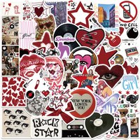 10/25/50pcs 90s Music Girls Graffiti Stickers for Laptop Luggage Guitar Skateboard Skateboard Motorcycle Helmet Water Bottle