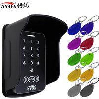 5YOA B10 RFID Access Control Keypad Card Reader Waterproof Cover 125KHz for Access Control System Intercom Door Lock Opener