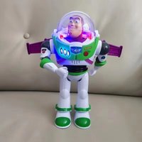 Electric Walking Space Robot Doll Movable Joint Model Toy Creative Birthday Present Decorative Play Gift For Kids Boys Children