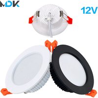 LED Downlight 12V DC 3W 5W 7W 9W 12W LED Spot Light Mini 24V Voltage Waterproof LED Decoration Ceiling Lamp Bathroom Panel Light