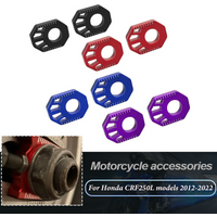 AliExpress NONE CRF 250L 300L Aluminum Alloy Dirt Bike CNC Rear Chain Axle Blocks For Honda CRF250L CRF 250L 2012-2022 CRF300L