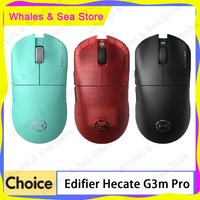 Edifier Hecate G3m Pro Mouse Tri Mode Paw3395 Wireless Custom Lightweight Mouse E-Sports Gamer Accessory For Computer Pc Gift