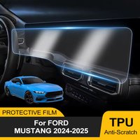 TPU Central Control Navigation Screen Protection Film for Ford Mustang 2024 2025 PPF Anti-scratch Sticker RHD LHD Accessories