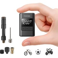 AliExpress 120PSI Mini Bike Pump Smart Wireless Air Pump Compact and Portable Suitable for Bicycles, Motorcycles, and Ball Sports