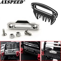 AXSPEED Aluminum Alloy Winch Rope Control Mount Plate Hawse Fairlead for Axial SCX10 TRX4 D90 1/10 RC Crawler Car Upgrade Parts