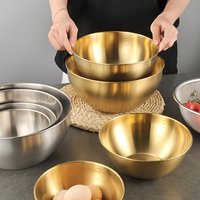 3pcs Stainless Steel Salad Bowl with Scale - Suitable for Vegetable Cleaning, Fruit Bowls, Holiday Parties, Picnics