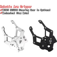 Robot Manipulator Metal Alloy Mechanical Arm Clamp Claw Kit MG996R for Arduino Robotic Education