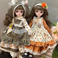 1/6 SD 30cm BJD Doll with Clothes Long Hair High Heel Princess Dress up Accessories Dress up Doll Playhouse Toys