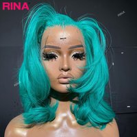 Light Blue Straight Lace Front Wig Short Bob Colored 13x4 Lace Frontal Human Hair Wigs For Women Brazilian Transparent Lace Wig