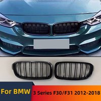Sport Front Bumper Grille Grill Inlet Mesh Grid Tuning Trim For BMW 3 Series F30 F31 F35 318i 320i 320d 2012-2018 xDrive Kidney