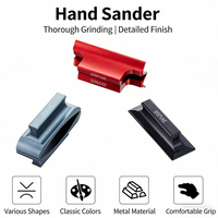 DSPIAE Red Curved Sanding Board - Model Building Paints and Tools # AS-25CPRD