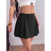 A-Line Flare Tennis Skort, Classic Pleated Cut, Prep School & Weekend Campus OOTD