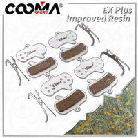 4 Pairs Ex Plus Bicycle Disc Brake Pads For SRAM Maven All series Caliper, Improved Resin