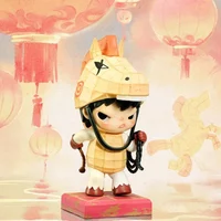 POP MART The Golden Gallop Series Blind Box - Mystery Toy Figure Home Decor Desktop Doll Model Genuine Collectible Ornament