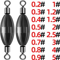 5Pcs Figure 8 Ring Connector Copper Hammer Swivel Weight Ring Copper Pendant Fishing Supplies Fishing Gear Accessories