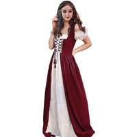 Medieval Renaissance Drama Dance Costume Halloween Girdle Cos Dress Halloween Costumes for Women Dress Love Live Cosplay