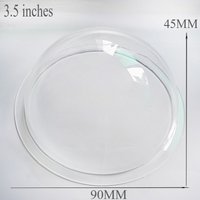 3.5 Inch hardening Acrylic Dome Indoor / Outdoor CCTV Replacement Clear Camera Dome Housing Cover For Hikvision dahua