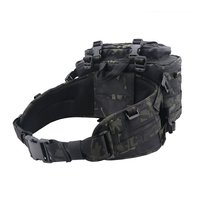 Backpack Waistband Carrier Set Tactical Waist Pack MOLLE System Multicam-Black Other colors can be Customized