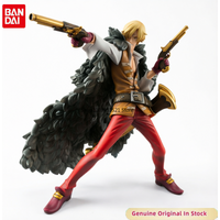 Genuine Original Anime ONE PIECE FILM Z Sanji Red-haired Pirate 10th Anniversary Character Action Model Desktop Ornaments