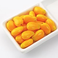 5pcs Mini Mango Fruit Model Resin Miniature Fruit Simulated Fake Food Dollhouse Accessories DIY Landscape Home Decor Decoration