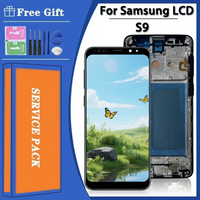 TFT Screen For Samsung S9 Display LCD Touch Screen Digitizer For Samsung G960 G960F LCD Replacement With Frame
