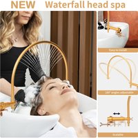 New Hair Salon Head Spa Water Outlet Pump Supplies,Stable Water Therapy Frame,Waterfall for Shampoo Sink,Massage Salon Equipment