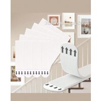 24 Pairs Of Large Picture Hanging Strips, Heavy-Duty Adhesive Double-Sided Hook And Loop Tape, Photo Frame, Canvas Hanger, Nail