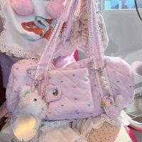 JIAERDI Candy Dot Canvas Y2k Handbag Wallets Women Versatile Pocket Casual Underarm Bag Female Harajuku Aesthetic Shoulder Bags