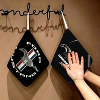 F-Ford Car M-Mustang Household Hanging Towel, Polyester Cotton Hand Wiping Towel, Sturdy for Bathroom Bedroom