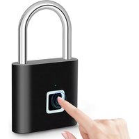 Waterproof Fingerprint Padlock USB Charging 0.2s Fast Unlock Anti-Theft Lock