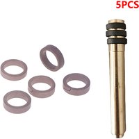 PCP Air Compressor Piston Ring Set 5pcs - for 4500PSI/40MPa Two-Stage Models, High-Pressure Seal | Replacement for Second Stage