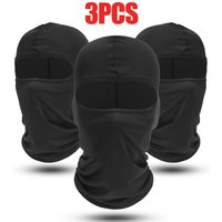 1/3pcs Ski Mask for Men Full Face Mask Balaclava Black Ski Masks Covering Neck Gaiter