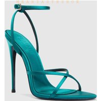 Fashion Silk satin Pumps New High Quality Handmade Custom Shoes open Toes Ankle Buckles High Heels Sandals Dress Women's Shoes