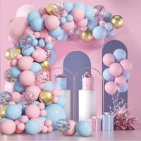 Gender Reveal Blue Pink Balloon Garland Arch Birthday Party Decor Kids Birthday Ballon Wedding Supplies Latex Ballon Baby Shower