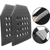2Pcs Tactical Vest Pads Shockproof Vest Plate 35x28cm EVA Soft Cushioned Pad Lining Protect Insert Plate for Hunting Shooting
