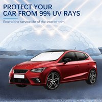For SEAT Ibiza MK4 IV 6J IV 4 Altea Summer Car Accessories Car Windshield Sun Shade Covers for Front Window Sunscreen UV Parasol
